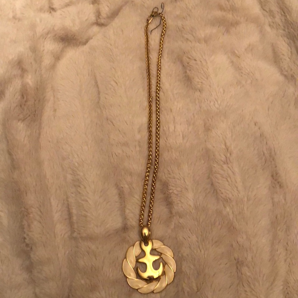 Vintage Napier Anchor pendant necklace NWT